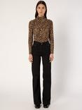 Gerard Darel Anna Flared Fit Jeans, Black