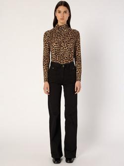 Gerard Darel Anna Flared Fit Jeans, Black - view 2, Black