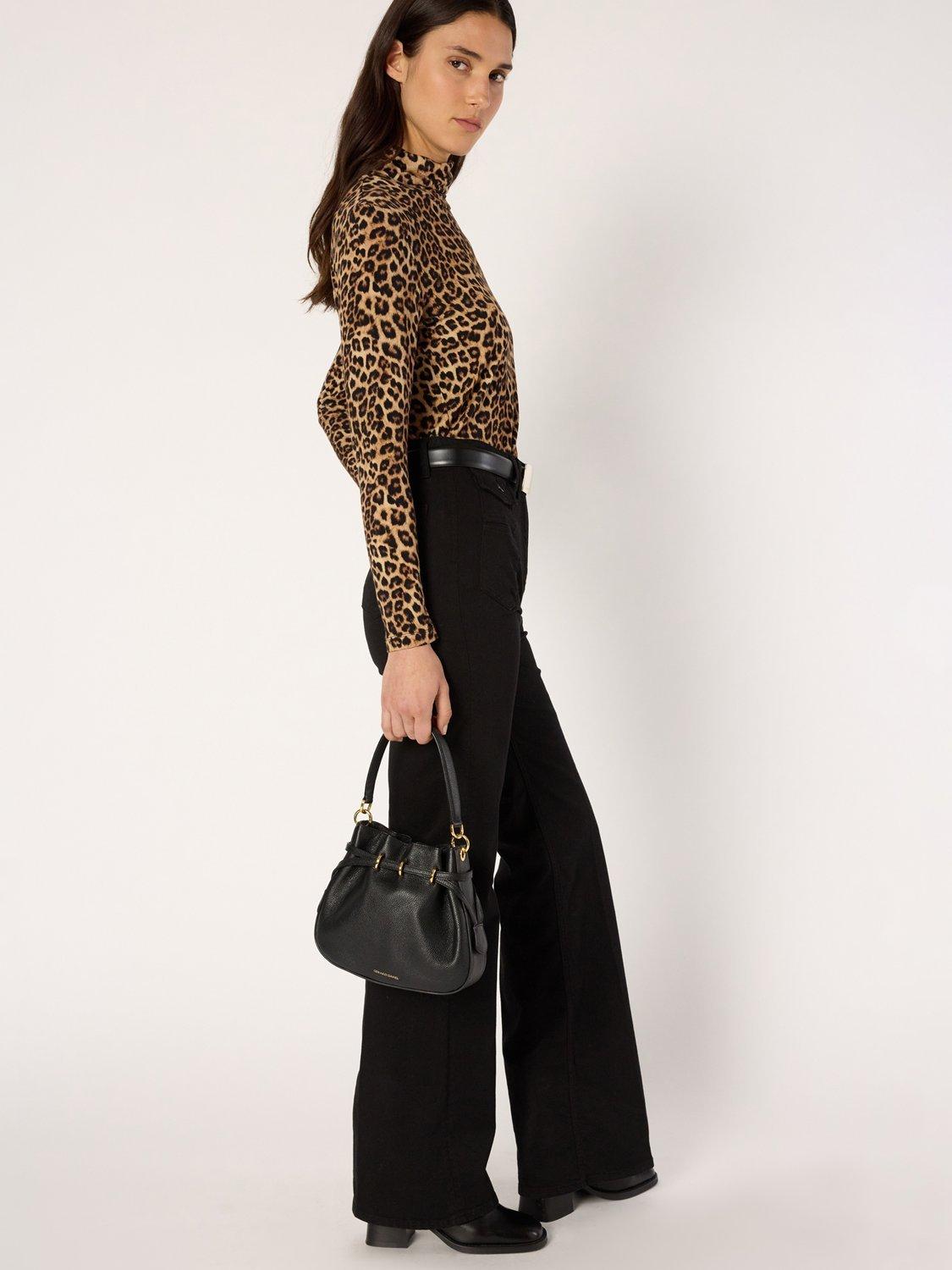 Product image 5 of 6, which shows Gerard Darel Anna Flared Fit Jeans, Black, 10