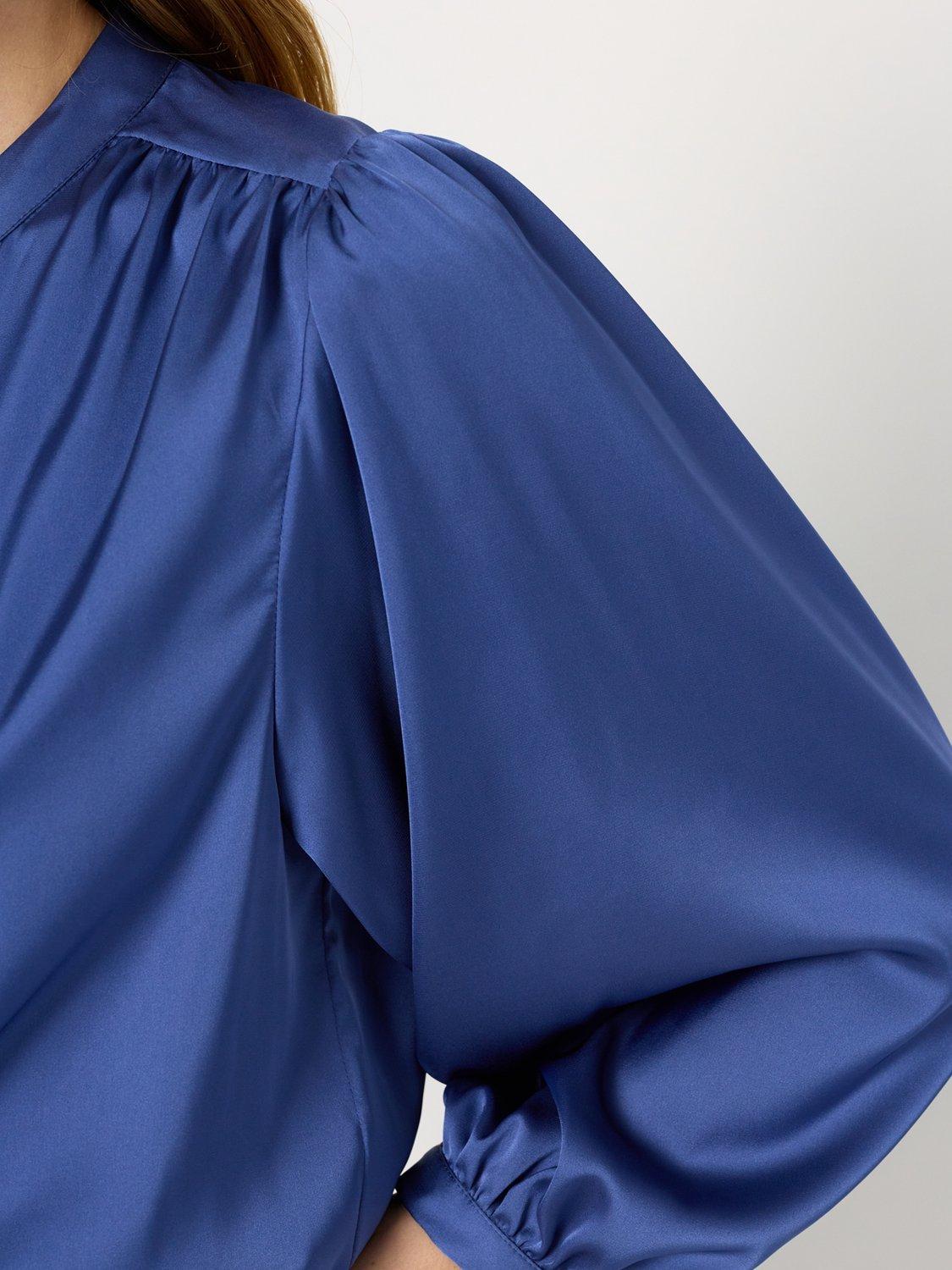 Product image 6 of 6, which shows Gerard Darel Alicia Long Sleeved Blouse, Blue, 10