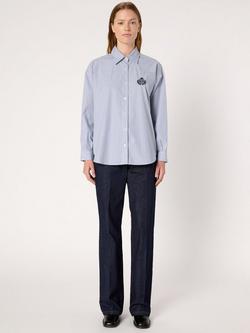 Gerard Darel Alison Striped Shirt, Blue - view 2, Blue