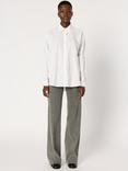 Gerard Darel Alix Embroidered Logo Shirt, White
