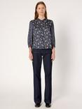 Gerard Darel Anaelle Floral Blouse, Navy