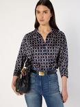 Gerard Darel Ariane Abstract Check Shirt, Ink