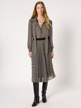 Gerard Darel Beth Abstract A Line Midi Skirt