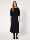 Gerard Darel Bia Textured A Line Midi Skirt