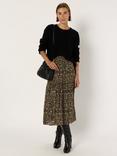 Gerard Darel Billie A Line Midi Skirt