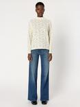 Gerard Darel Harmione High Neck Long Sleeve Blouse