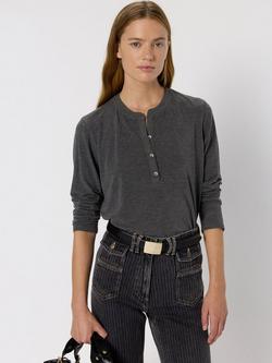 Gerard Darel Hugue Jersey Top, Grey, Grey