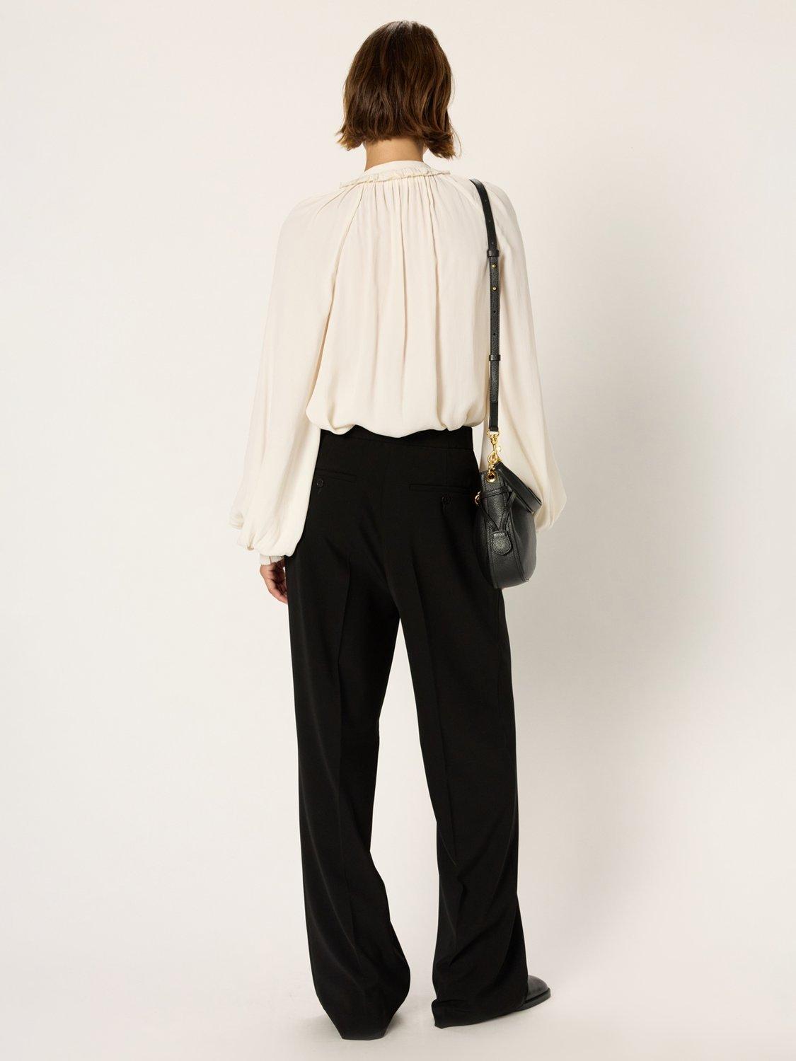 Product image 3 of 5, which shows Gerard Darel Caro Tailored Trousers, Black, 10
