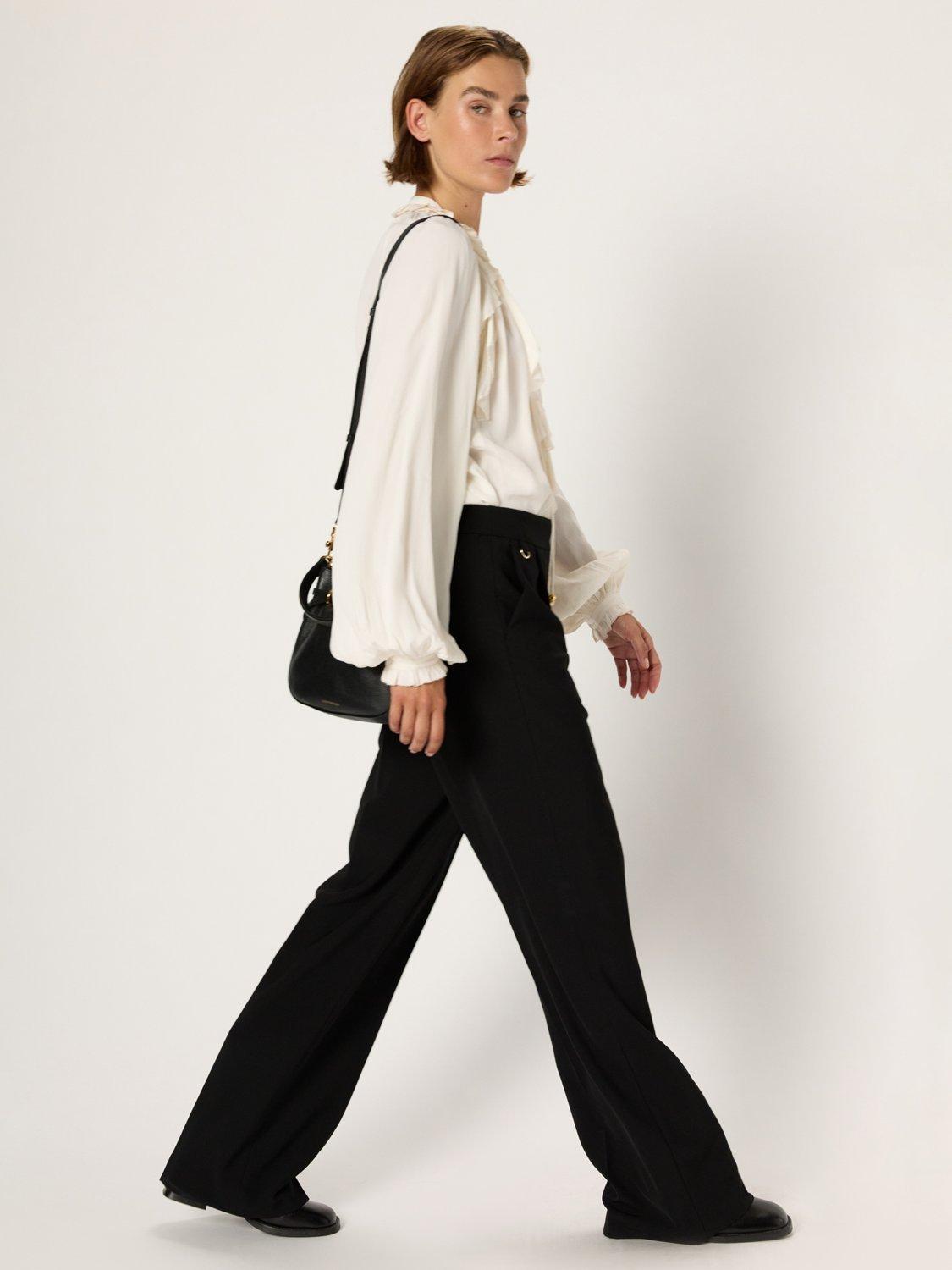 Product image 5 of 5, which shows Gerard Darel Caro Tailored Trousers, Black, 10