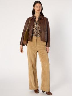 Gerard Darel Cass Tailored Straight Leg Trousers, Sand