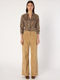 Gerard Darel Cass Tailored Straight Leg Trousers - view 2, Sand