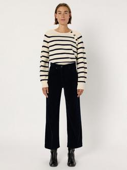 Gerard Darel Celeste Corduroy Trousers - view 2, Navy