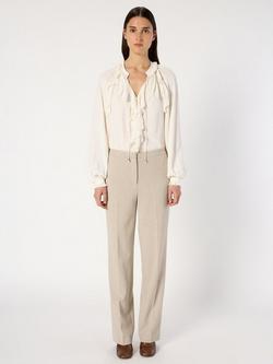 Gerard Darel Cecile Straight Leg Trousers - view 2, Sand