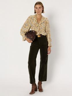 Gerard Darel Celeste Corduroy Trousers, Green