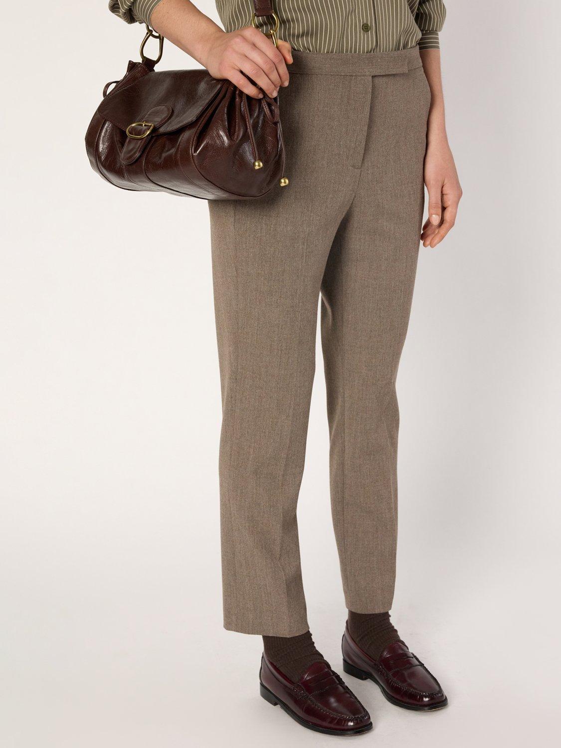 Product image 5 of 6, which shows Gerard Darel Celia Straight Leg Trousers, Rope, 10