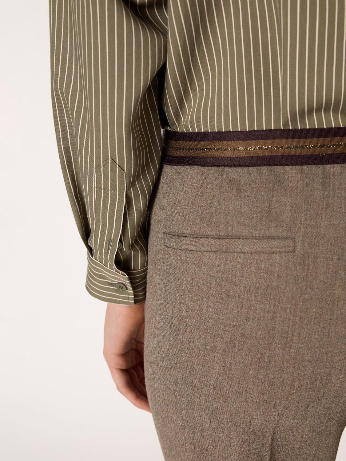 Product image 6 of 6, which shows Gerard Darel Celia Straight Leg Trousers, Rope, 10