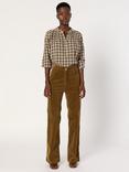 Gerard Darel Chantal Mid Rise Tailored Corduroy Trousers