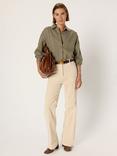 Gerard Darel Chantal Corduroy Trousers, Natural