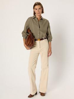 Gerard Darel Chantal Corduroy Trousers, Natural, Natural