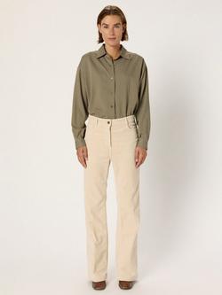 Gerard Darel Chantal Corduroy Trousers, Natural - view 2, Natural