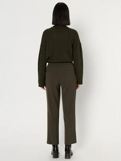 Gerard Darel Clarael Regular Fit Mid Tailored Trousers - view 2, Khaki