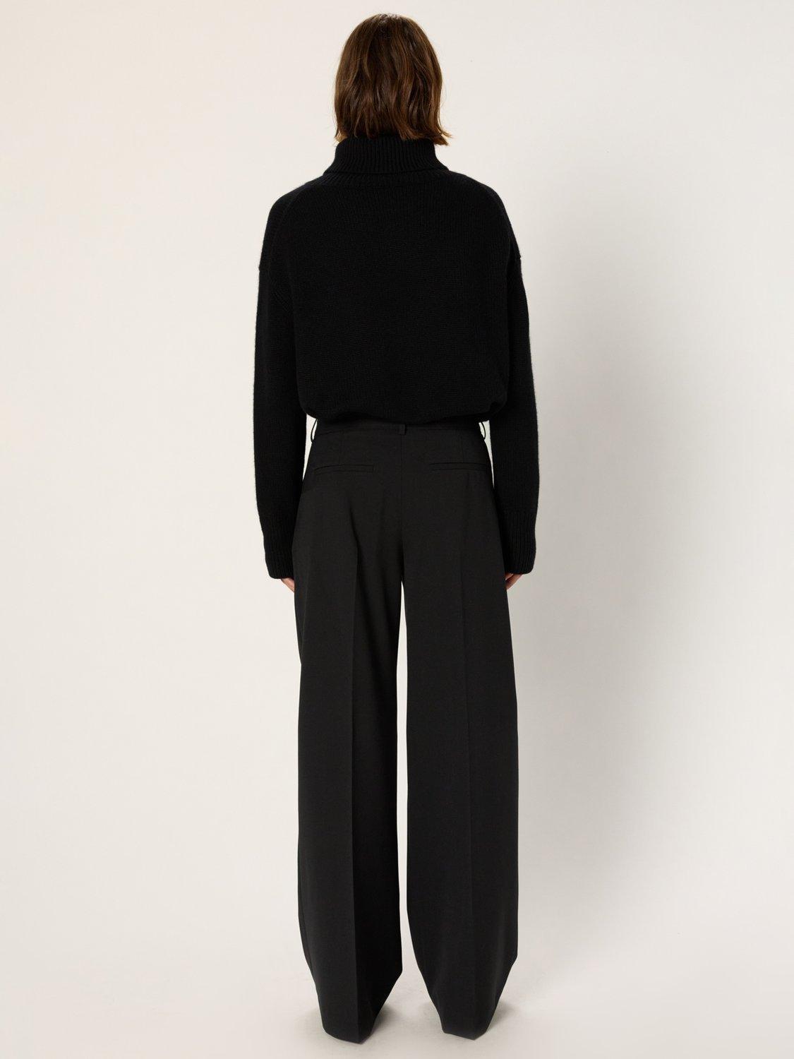Product image 3 of 6, which shows Gerard Darel Clarisse Tailored Trousers, Black, 10