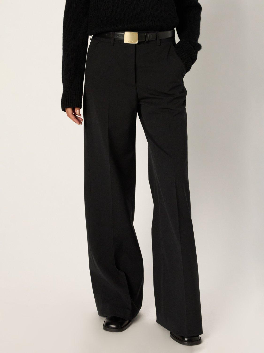 Product image 5 of 6, which shows Gerard Darel Clarisse Tailored Trousers, Black, 10
