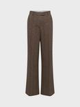 Gerard Darel Coralie Wool Blend Tailored Trousers, Brown