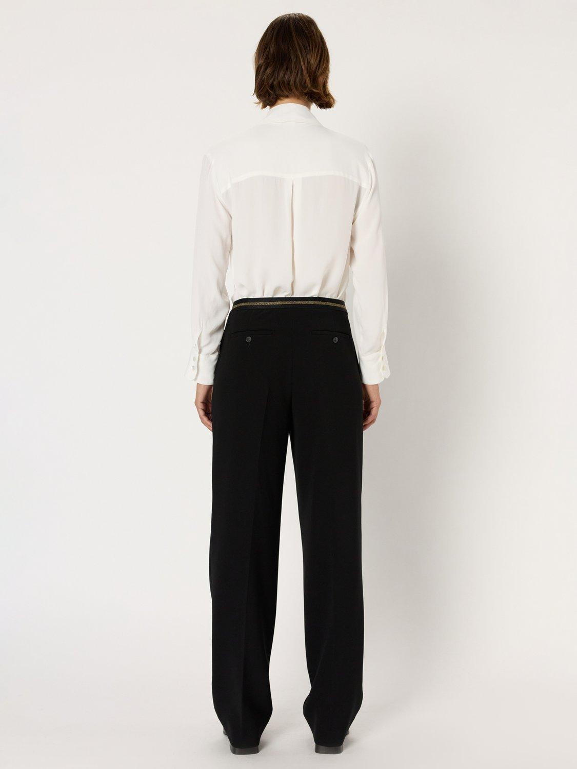 Product image 3 of 6, which shows Gerard Darel Cybele Tailored Trousers, Black, 10
