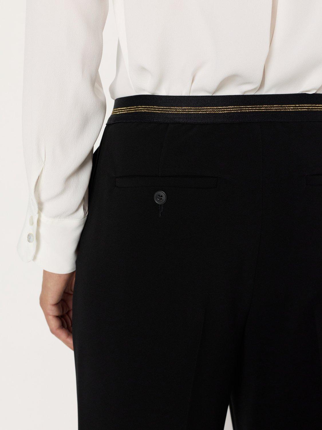 Product image 6 of 6, which shows Gerard Darel Cybele Tailored Trousers, Black, 10