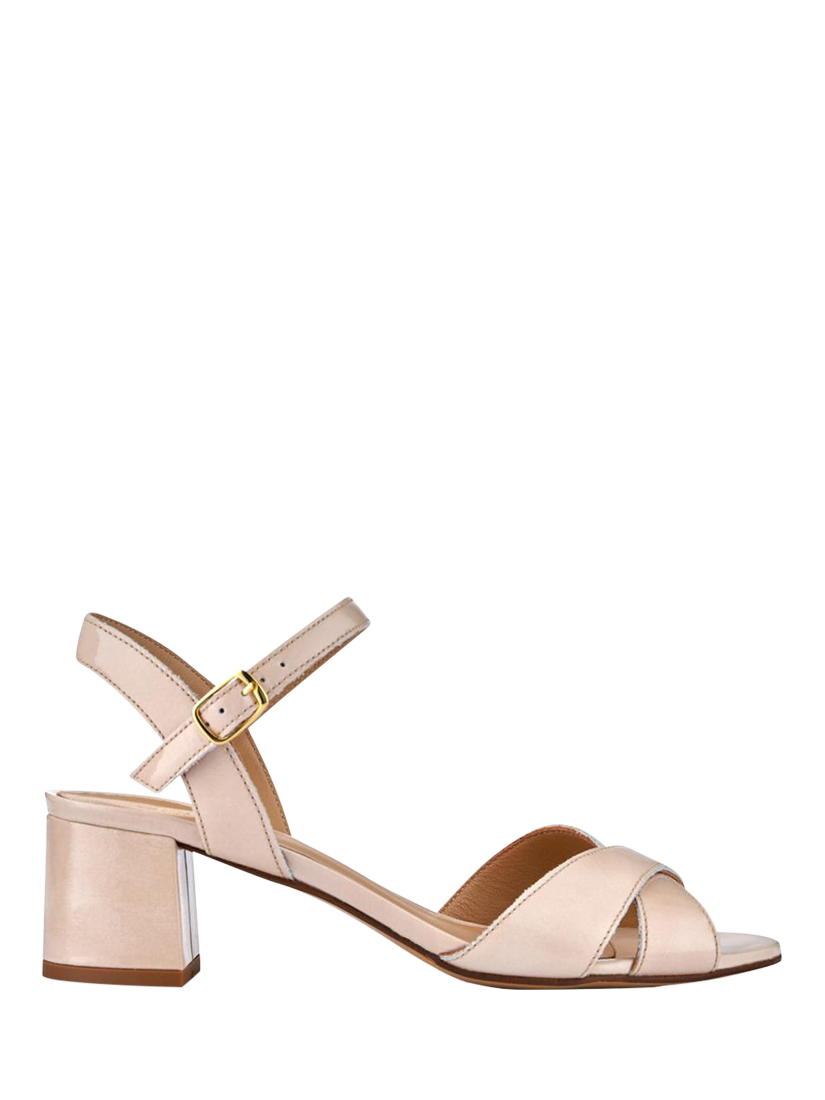 Product image 1 of 6, which shows Jones Bootmaker Hesper Leather High Heel Shoes, Cream, 3