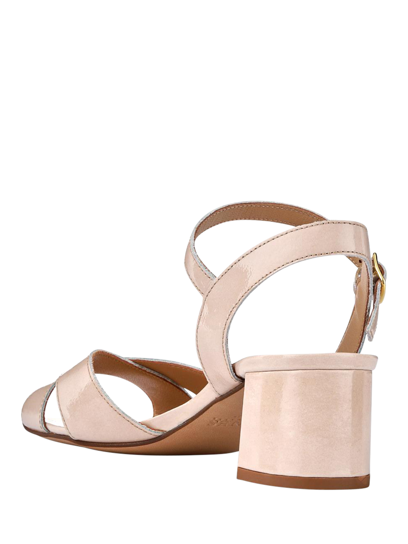 Product image 4 of 6, which shows Jones Bootmaker Hesper Leather High Heel Shoes, Cream, 3