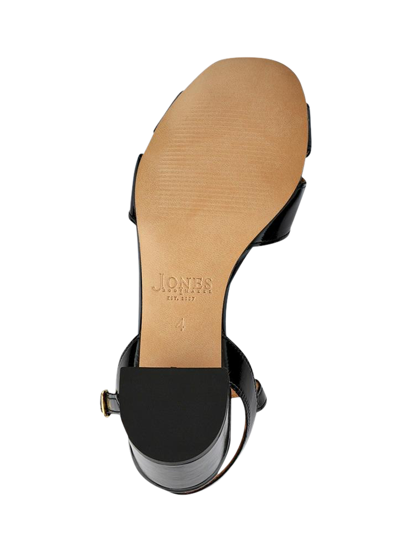Product image 6 of 6, which shows Jones Bootmaker Hesper Leather High Heel Shoes, Black, 3