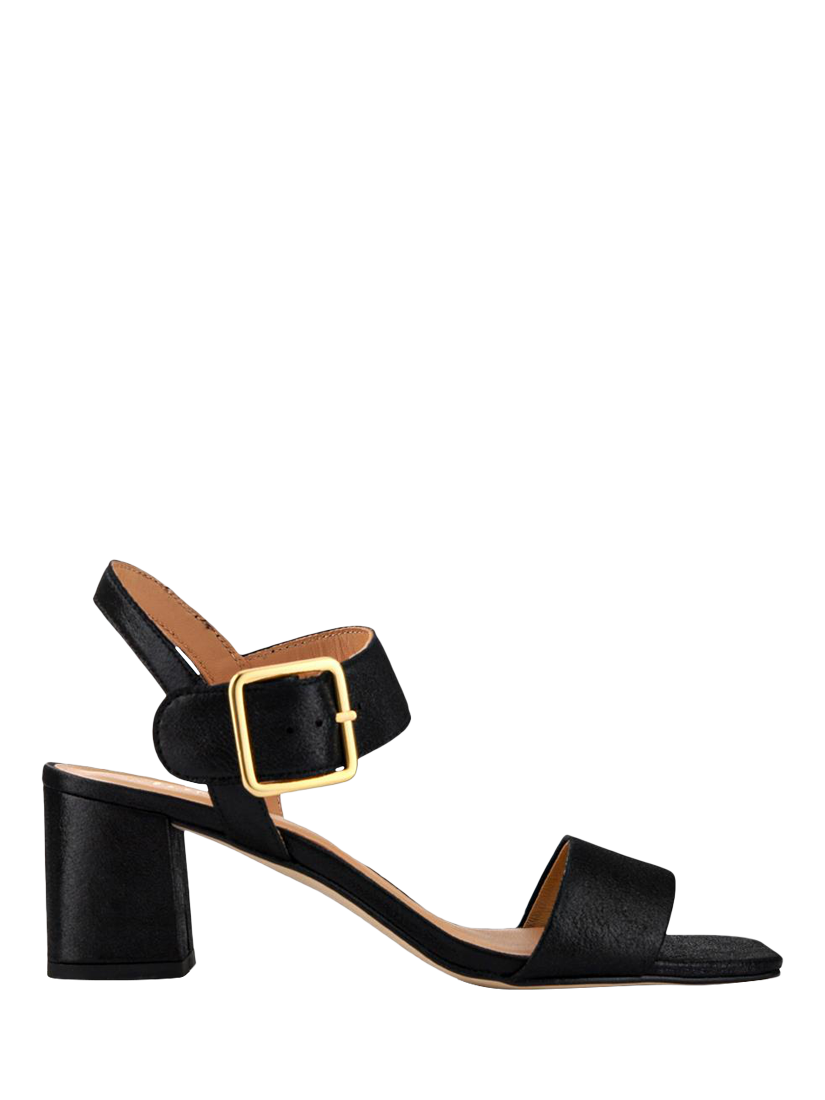 Product image 1 of 6, which shows Jones Bootmaker Ginah Leather Heeled Shoes, Black, 3