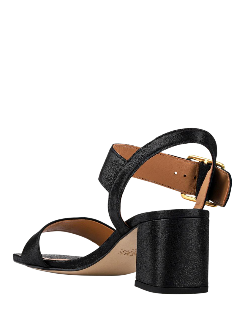 Product image 4 of 6, which shows Jones Bootmaker Ginah Leather Heeled Shoes, Black, 3