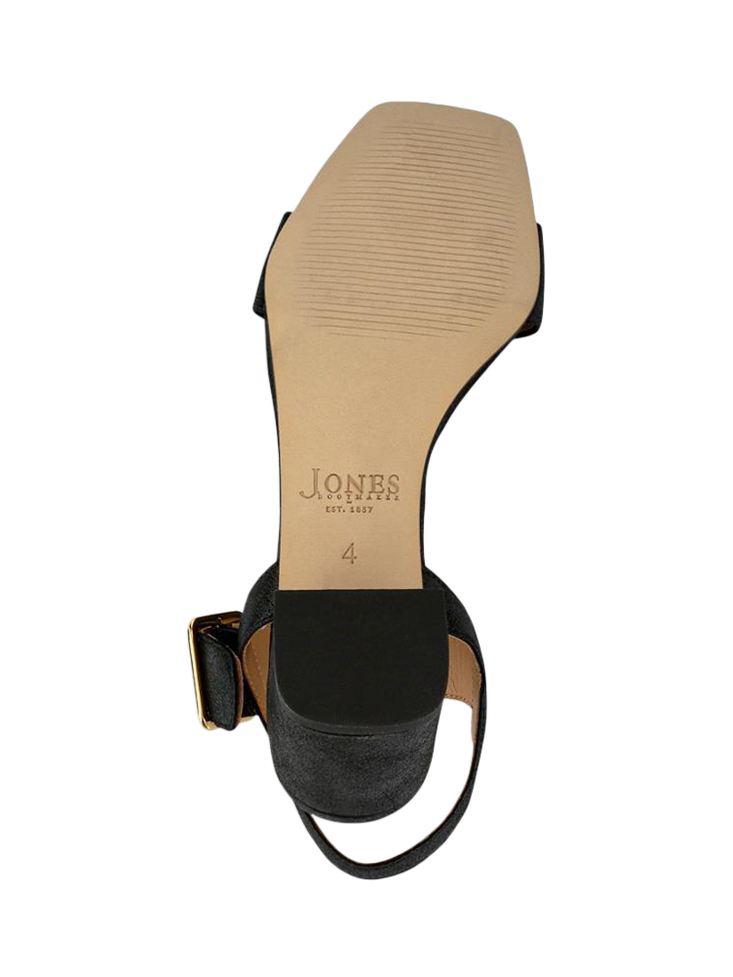 Product image 6 of 6, which shows Jones Bootmaker Ginah Leather Heeled Shoes, Black, 3