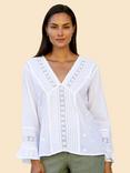 Aspiga Valentina Embroidered Shirt, White
