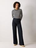 Jigsaw Rhea High Waist Flared Denim Jeans, Indigo