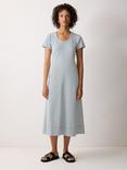 Jigsaw Cotton Short Sleeved Midi T-Shirt Dress