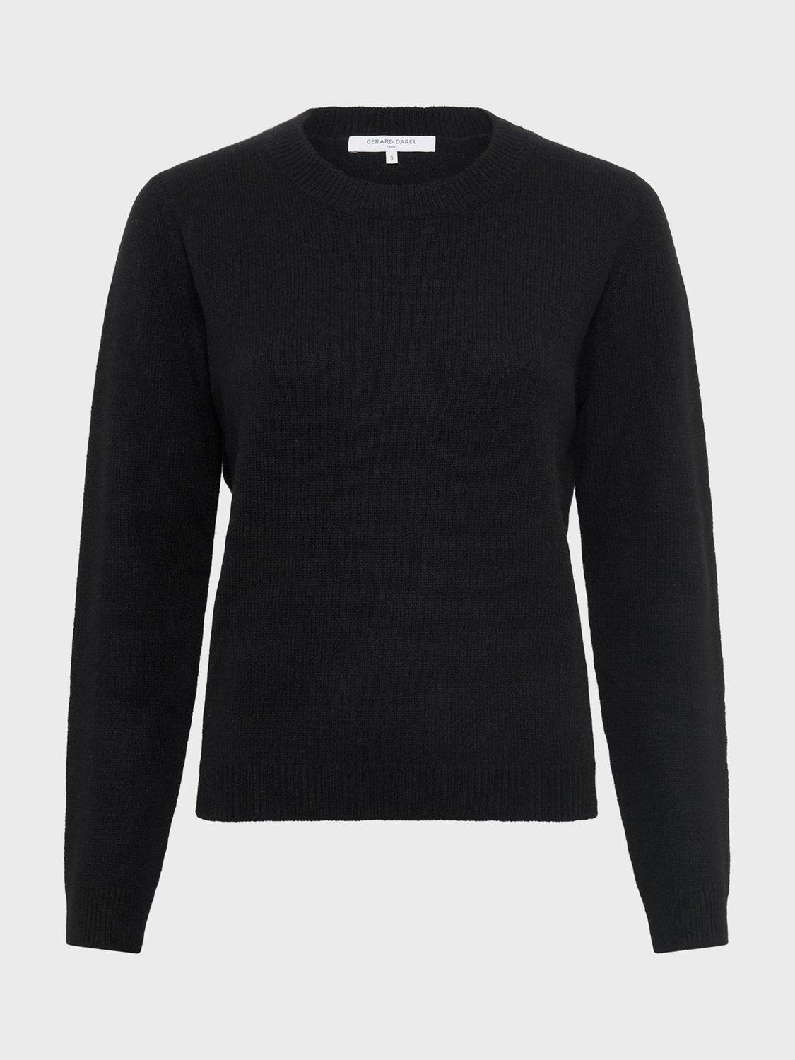 Product image 4 of 6, which shows Gerard Darel Emelyne Wool Blend Pullover Vest, Black, 10