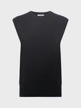 Gerard Darel Eulalie Pure Cashmere Tank Top, Black