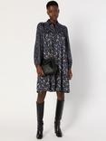 Gerard Darel Leana Knee Length Floral Smock Dress