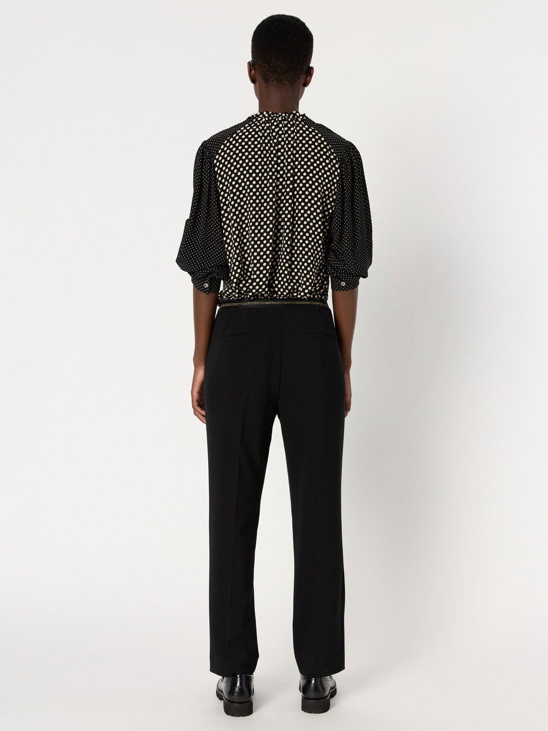 Product image 3 of 6, which shows Gerard Darel Cora Tailored Trousers, Black, 14