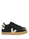 VEJA Campo Lace Up Suede Trainers, Black