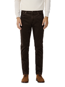 Hackett London Trinity 5 Pocket Regular Fit Chinos, Dark Brown, Dark Brown