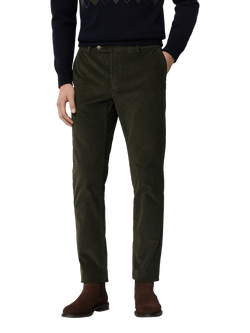 Hackett London Slim Fit Kensington Chinos, Hunter Green, Hunter Green