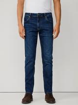 Pantalon En Lin Pur Style Denim Bleu Tacheté John Lewis - Taille UK 16, Neuf Avec étiquettes