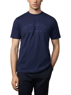 Hackett London Heritage Classic Fit T-Shirt, Ink Blue, Ink Blue